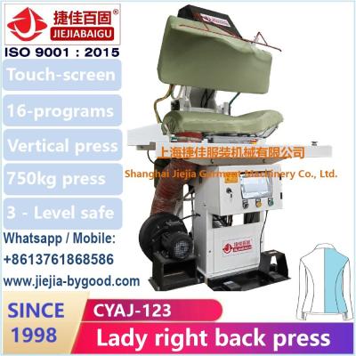 China Shanghai Jiejiabaigu Factory 1998 Full Range Garment Ironing Machine lady dress back for sale