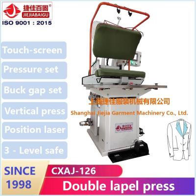 China 220V Cloth Press Automatic Machine 1500 Watt Vertical Press Lapel for sale