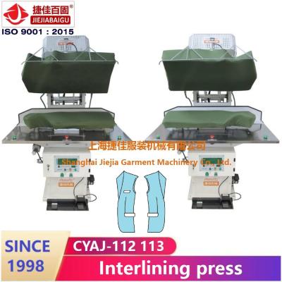China Hierro de la prensa del vapor del ISO 9001 para la ropa PLC de la pantalla táctil de 220 voltios en venta