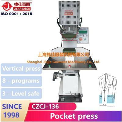 China Máquina 0.4-0.6MPa de la prensa de los vaqueros de la chaqueta del traje automática en venta