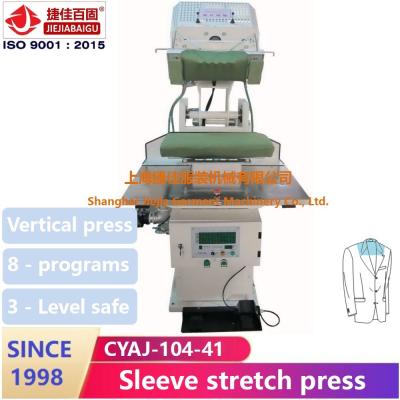 China ISO 9001 Suit Jeans Press Machine Touch Screen PLC Double Lapel for sale