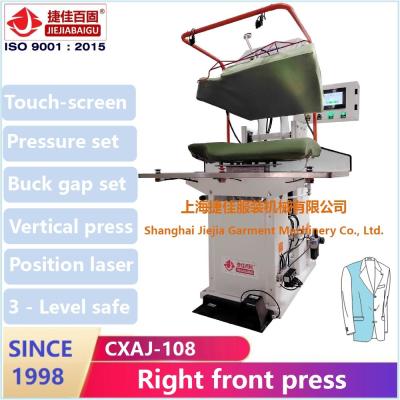 China Vertical 1500W Automatic Press Machine For Clothes 0.4-0.6MPa for sale