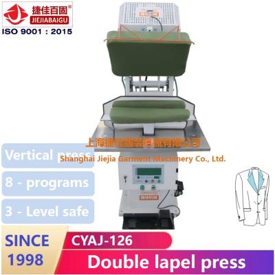 China Diferente tipo del PLC del LED de equipo que plancha de la chaqueta clásica de la plancha del traje de la máquina de la prensa del traje de la tela en venta