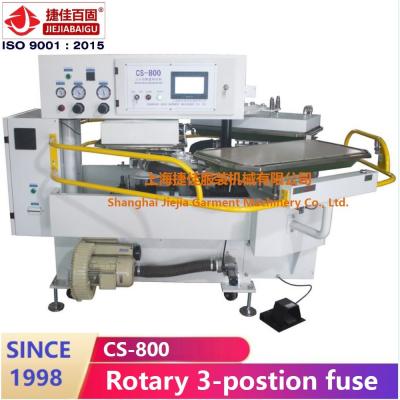 China Wrinkle free shirt arm hole seam press machine 2 top shift working position for sale