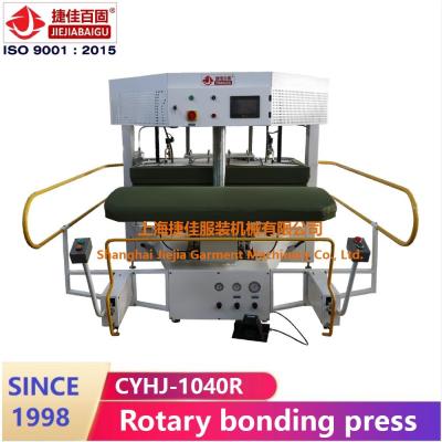 China El diferente tipo de la máquina no de costura rotatoria 1.5KW 0.4-0.6MPa Italia de la prensa de la tela hizo la válvula en venta