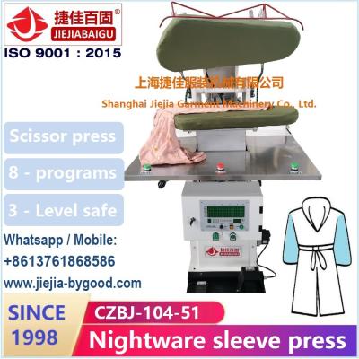 China LED plc  Industrial Nightclothes steam Pressing Machine LED PLC Control steam heating system for sale