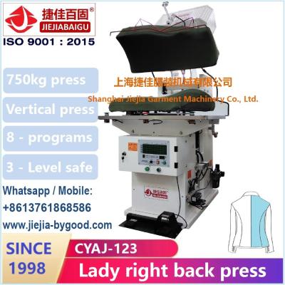 Cina Pressa di stampaggio del vestito verticale dall'indumento del sistema di riscaldamento del vapore per l'attrezzatura rivestente di ferro del vestito dal vestito del rivestimento in vendita