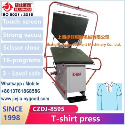 China Touch Screen Suit Dress Press Machine Vertical Lapel for sale