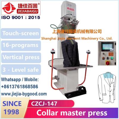 China Sistema de calefacción automático de vapor del PLC de la prensa de planchar de la chaqueta de la pantalla táctil en venta