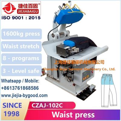 China Waist Clamp Stretch Trouser Pressing Machine For Wrinkle Free steam heating system for sale