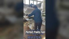 broek pers strijkijzer verticale pers machine verschillende soorten stof