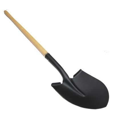 China Hot Sale Garden Shovel Tool Steel Straight Agricultural Shovel With Handle Farm Tools S518L à venda