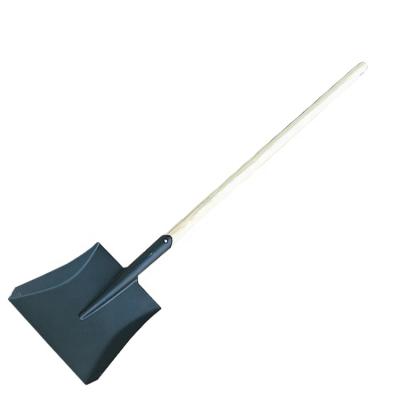 China Garden shovel factory direct sale round shovel spadel with wooden shovel factory handle cheap shovels S501L à venda
