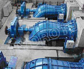 Chine Type hydraulique turbine de la turbine S de rendement élevé pour des têtes projet d'hydroélectricité de 2m - de 20m à vendre