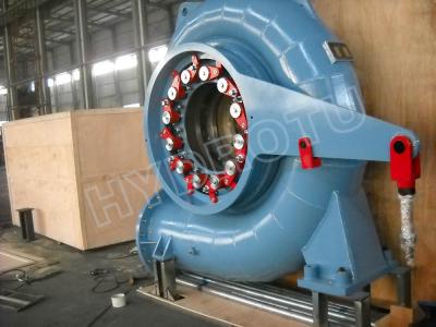 China 1500Kw Francis Water Turbine With Counter Weight Guide Vanes for sale