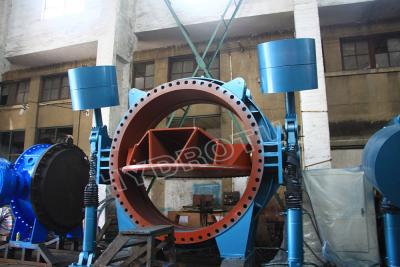 China Large Diameter DN 5000mm Flanged Butterfly Valve For Hydropower Equipment for sale