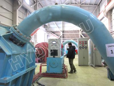 China Pelton-Wasser-Turbinen-Wasserkraft-Generator mit PLC-Programm-Steuerung zu verkaufen