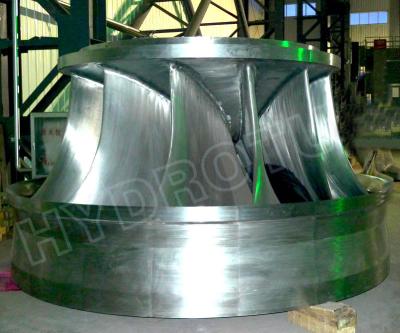 China 0Cr13Ni4Mo Francis Turbine Runner for Electrical Power Output 100KW - 200MW for sale