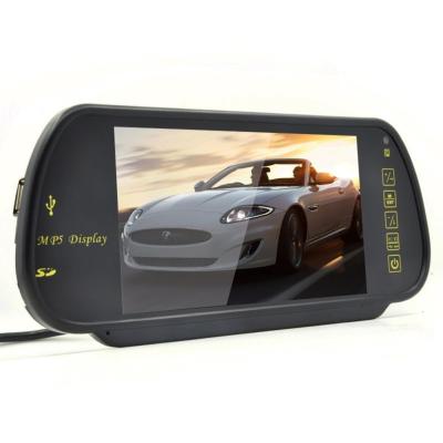 China 7 Inch TFT Rear View Mirror Screen , Car Reverse Camera Contrast Ratio 350 / 1 for sale