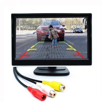 China 16 / 9 800*480 Car Rear View Monitor 2.4GHz Frequency RGB Color Configuration for sale