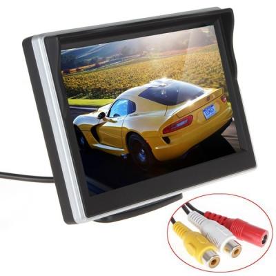 China Silver Color Car Reverse Camera With Lcd Monitor , Rear View Monitor System 30ms Response Time for sale