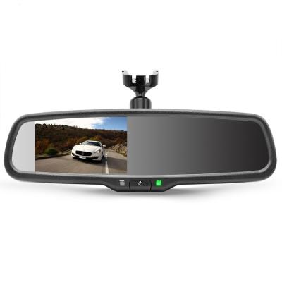 China Car Windscreen LCD Rear View Mirror , Wireless Rearview Mirror Backup Camera 4.3