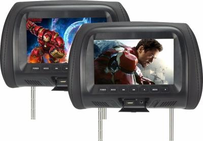 China TFT LED Screen Car Pillow Monitors Aspect Ratio 16 / 9 With USB MP5 FM Speaker for sale
