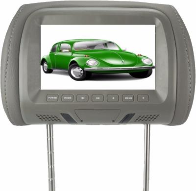 China 7'' Wide Screen Headrest Video Monitors , Car Headrest DVD Player Aspect Ratio 16 / 9 for sale