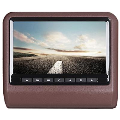 China 9 Inch TFT LED Car Pillow Monitors ABS Material Type 500 / 1 Contrast Ratio for sale