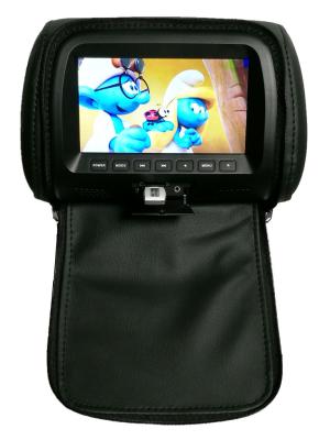 China Zipper Type Car Pillow Monitors Dual Video Input Horizontal 120° Viewing Angle for sale