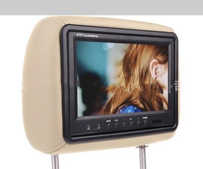 China HD 1080P Car Pillow Monitors PAL / NTSC Video Frequency Supports IR Transmitter for sale