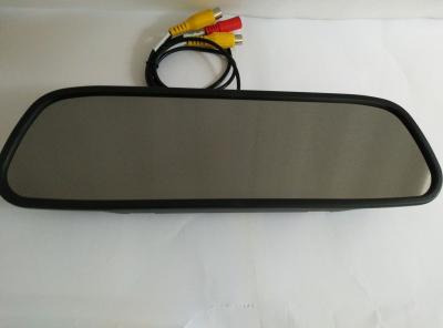China ABS Material Car Rear View Mirror Monitor Signal System PAL / NTSC Auto Switchable for sale