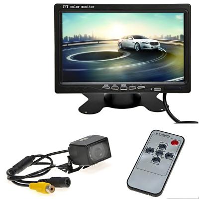 China Eco Friendly Car Reverse Camera With LCD Monitor  7 Inch Dashboard Placement for sale