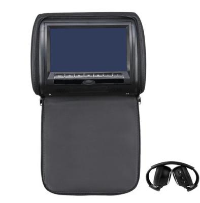 China 16 / 9 Mode Automobile Headrest DVD Player , Touch Screen Headrest Monitor 9 Inch 800*480 Pixels for sale