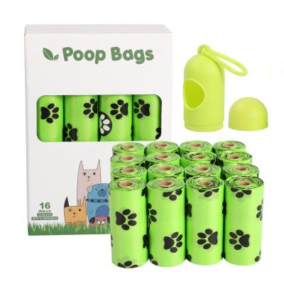 中国 Cornstarch Based Biodegradable Plastic Bag Scented Colorful Compostable For Dog 販売のため