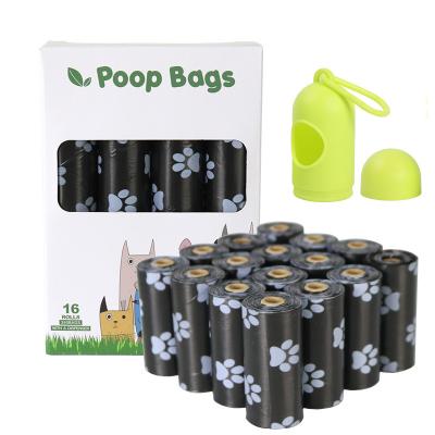 China Printing Black Compostable Scented Eco Friendly Pet Garbage Bag  23*33CM for sale
