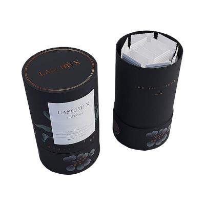 China Custom Logo Round Paper Tube Box For Candle Packaging  With Recycled Materials for sale