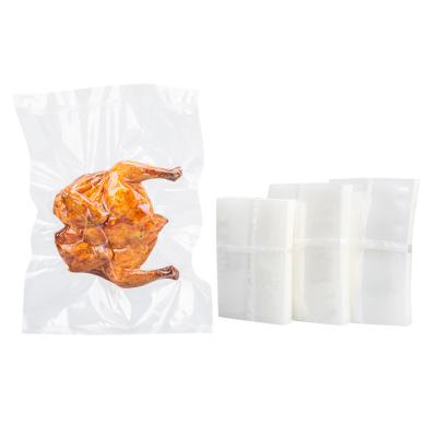 China Moisture Barrier Food Packing Poly Plastic Transparent Seal Vacuum Sealed Bag for sale
