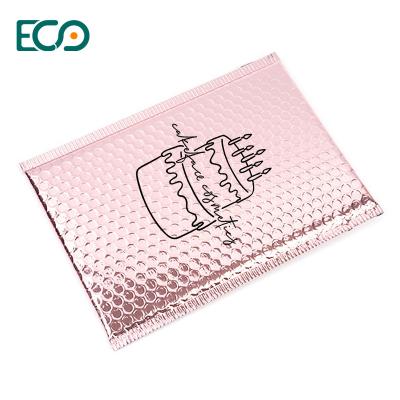China Multi Color Custom Printing Bubble Mailer Aluminum Foil Bubble Envelopes With Design Logo for sale