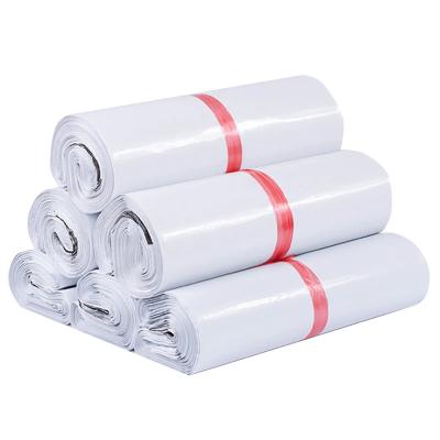 China Low Moq Simple White Plastic Courier Mailing Bag Book Cloth Packing Mail Bags For Shipping à venda