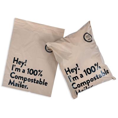 China Compostable Poly Mailing Bag Biodegradable For Clothing Shipping Packaging for sale