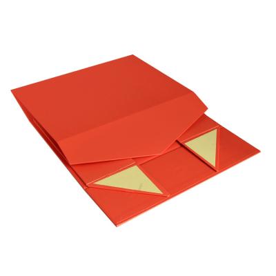 China Luxury Book Shaped Rigid Cardboard Foldable Gift Mailer Box With Double Faced Adhesive Tape à venda