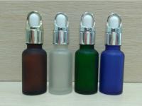 China O OEM 100ml colorido pulveriza o âmbar claro verde azul da garrafa do conta-gotas de olho de vidro à venda