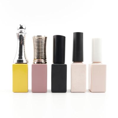 China 5ml 10ml Different Glass Nail Polish Bottle Brush Or Different Hats for sale