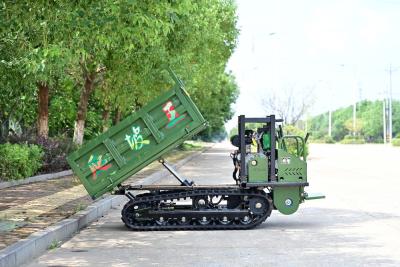 China Diesel Engine Powered GF2000 Rubber Crawler Dumper Track 2000kg Construction Machinery for sale