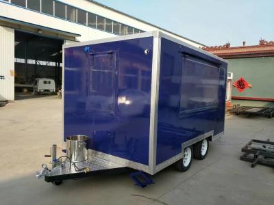 China food trailer Coffee Hot Dog Food Carts With Full Kitchen, Mobile Ice Cream Food Trailer for sale