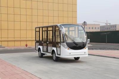 China 8-11 Seater Electric Shuttle Bus Low Speed Electric Sightseeing Vehicle Beautiful Design for sale