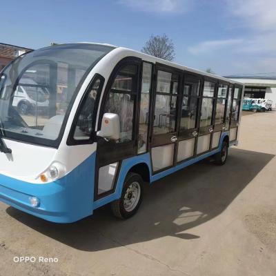 China Suitable Electric Classic Sightseeing Car Vintage Vehicle for Bus Tours for sale