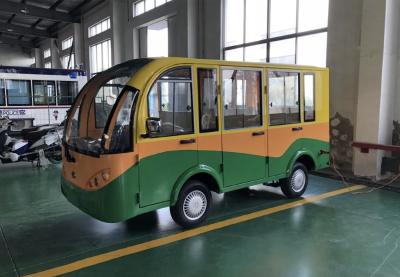 China Lithium battery powered vehicle 8-10 seats sightseeing bus on cheap prices for sale