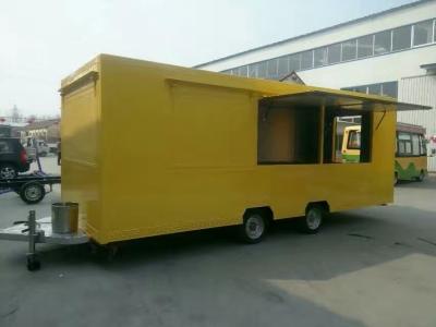 中国 ISO ECE 認証 商用 ファーストフード トレーラー 譲渡 ストリート モバイル 食品 トラック 販売のため